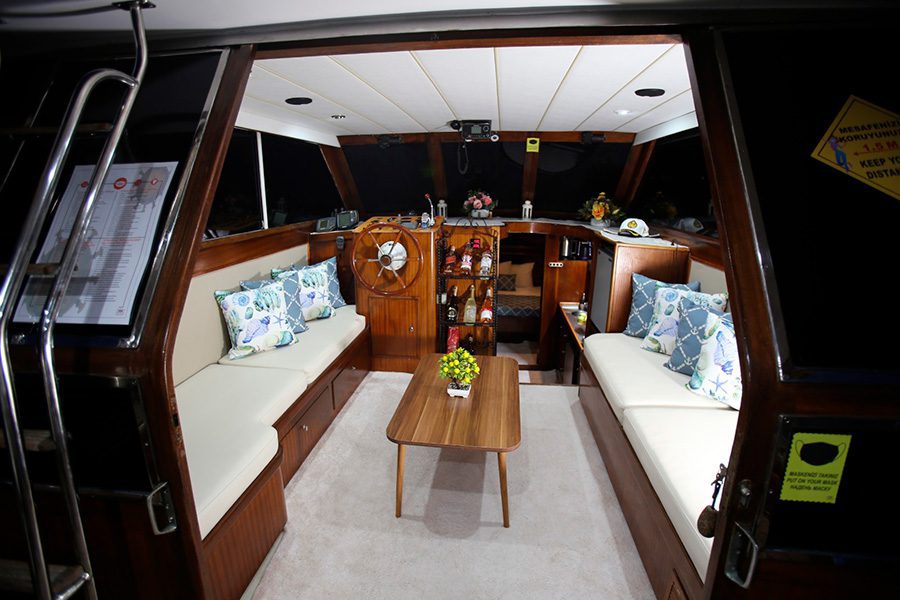 Kemer Yacht Rental 13m Economic Motor Yacht